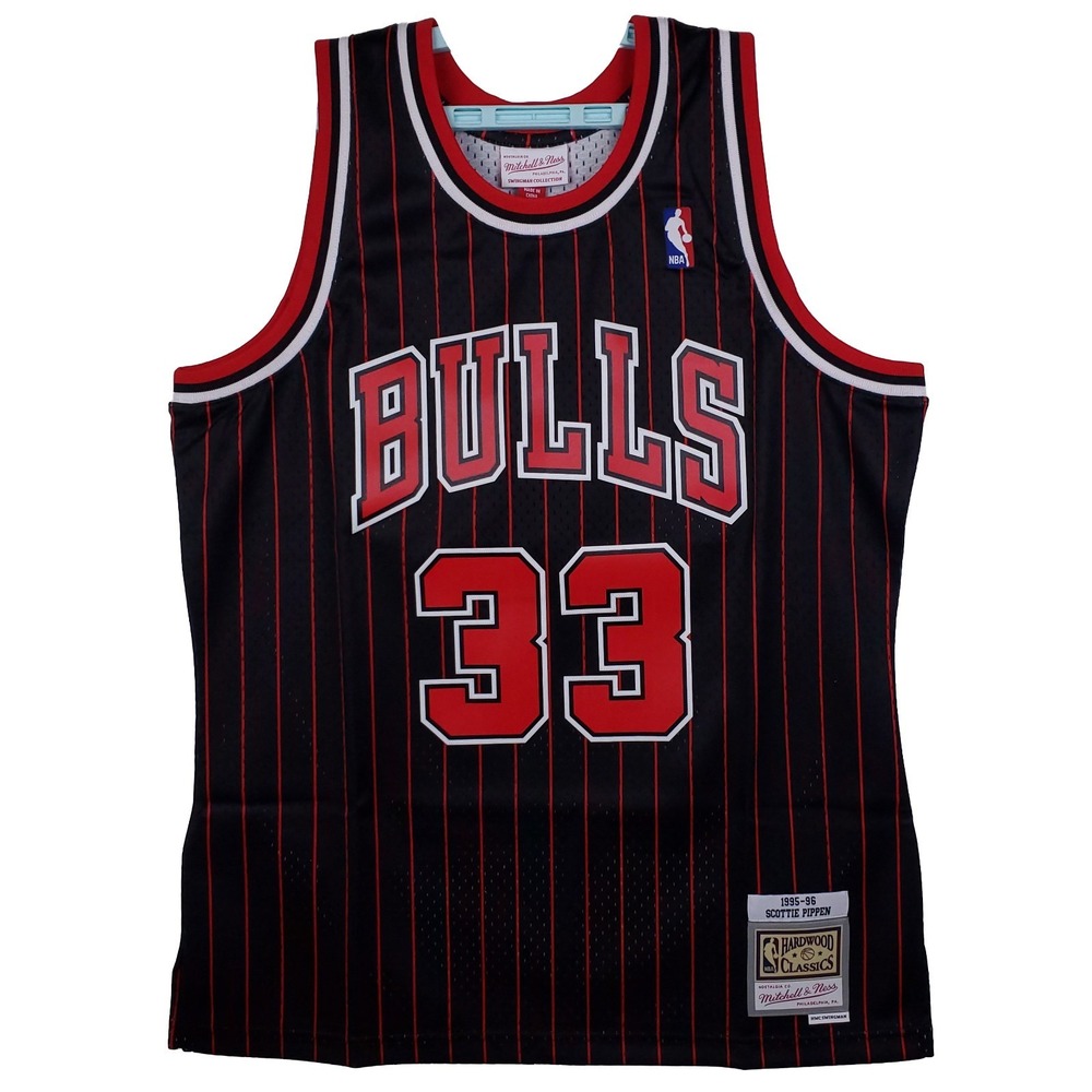 Scottie Pippen Chicago Bulls Mitchell & Ness NBA Large Jersey Black #33 NWT